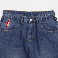 Baglady Baggy Lad Jeans - Blue Denim thumbnail