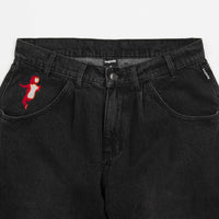 Baglady Baggy Lad Jeans - Faded Black thumbnail