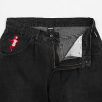 Baglady Baggy Lad Jeans - Faded Black thumbnail