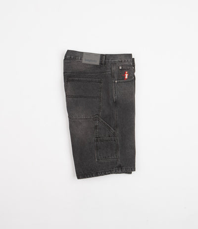 Baglady Jean Shorts - Faded Black