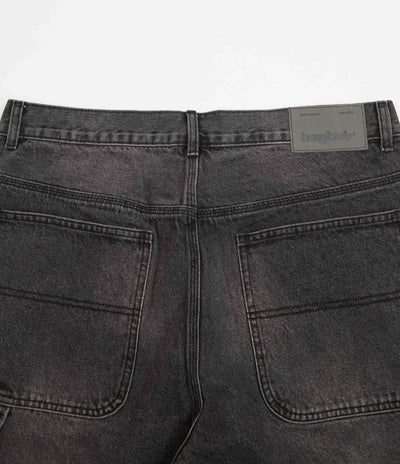 Baglady Jean Shorts - Faded Black