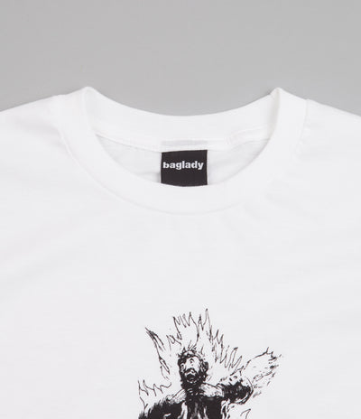 Baglady On Fire T-Shirt - White