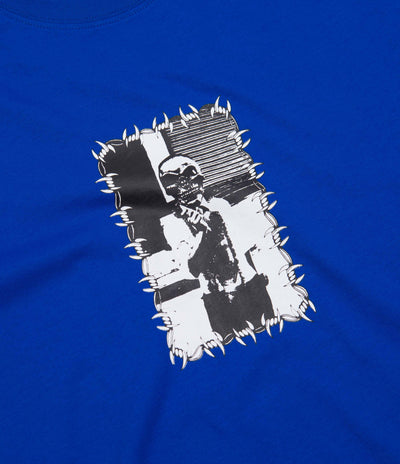 Baglady Skull Crusher T-Shirt - Cobalt Blue