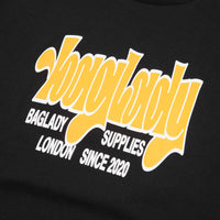 Baglady Stretch Logo T-Shirt - Black thumbnail