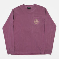 Belief Atlantic Long Sleeve Pocket T-Shirt - Berry thumbnail