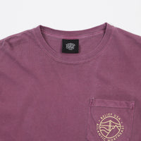 Belief Atlantic Long Sleeve Pocket T-Shirt - Berry thumbnail