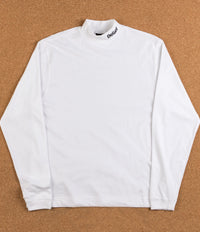 Belief Connect Mock Neck Long Sleeve T-Shirt - White