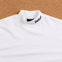 Belief Connect Mock Neck Long Sleeve T-Shirt - White thumbnail