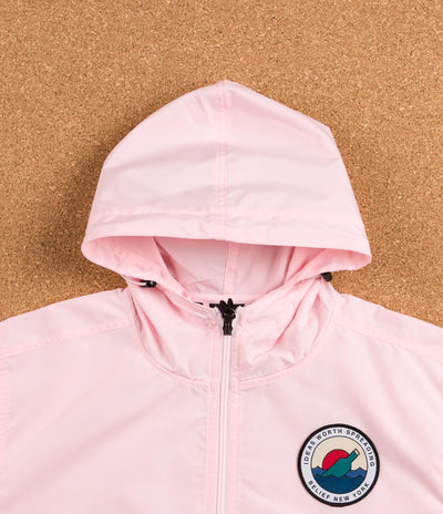 Belief Message Windbreaker Jacket - Soft Pink