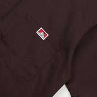 Ben Davis 1/2 Zip Shirt - Brown thumbnail