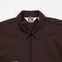 Ben Davis 1/2 Zip Shirt - Brown thumbnail