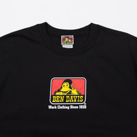 Ben Davis Logo Crewneck Sweatshirt - Black thumbnail