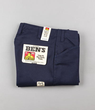 Ben Davis Trim Fit Work Trousers - Navy