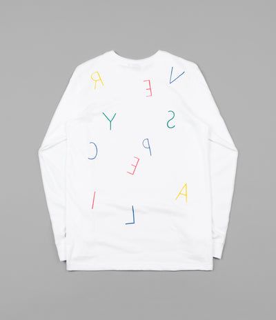 Ben-G Letter Ballet Long Sleeve T-Shirt - White