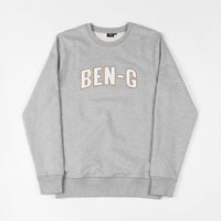 Ben-G Uni Logo Crewneck Sweatshirt - Grey Marle thumbnail