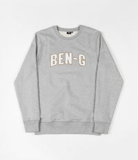 Ben-G Uni Logo Crewneck Sweatshirt - Grey Marle