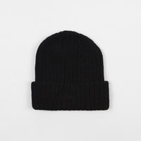 Blobys Heavy Beanie - Black thumbnail