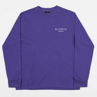 Blobys Paris Long Sleeve T-Shirt - Purple thumbnail