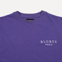 Blobys Paris Long Sleeve T-Shirt - Purple thumbnail