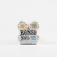 Bones 100's #12 V4 Wheels - White - 53mm thumbnail