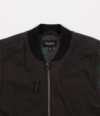 Brixton Abraham Vest - Charcoal