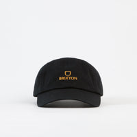 Brixton Alpha Low Profile Cap - Black / Gold thumbnail