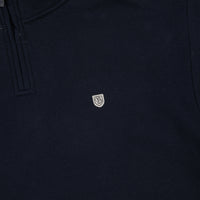 Brixton B-Shield II Intl 1/2 Zip Sweatshirt - Navy / Heather Grey thumbnail