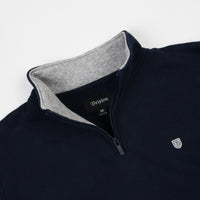 Brixton B-Shield II Intl 1/2 Zip Sweatshirt - Navy / Heather Grey thumbnail