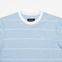 Brixton B-Shield T-Shirt - Light Blue / White thumbnail