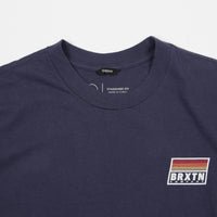 Brixton Banyan II Long Sleeve T-Shirt - Washed Navy thumbnail