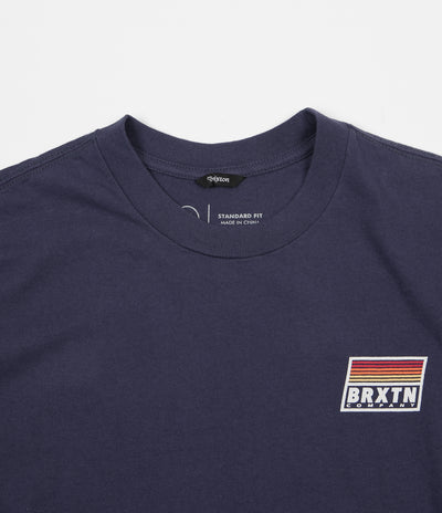 Brixton Banyan II Long Sleeve T-Shirt - Washed Navy