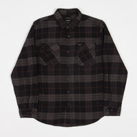 Brixton Bowery Flannel Shirt - Black / Charcoal thumbnail