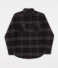 Brixton Bowery Flannel Shirt - Black / Charcoal