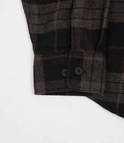 Brixton Bowery Flannel Shirt - Black / Charcoal