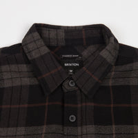 Brixton Bowery Flannel Shirt - Black / Charcoal thumbnail