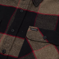 Brixton Bowery Flannel Shirt - Heather Grey / Charcoal thumbnail