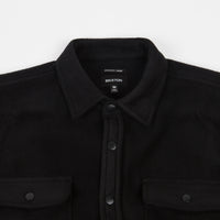 Brixton Bowery Fleece Long Sleeve Flannel Shirt - Black thumbnail