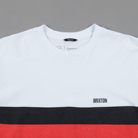 Brixton Brockton Long Sleeve T-Shirt - White thumbnail