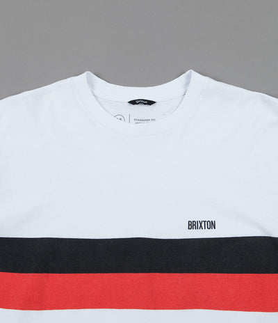 Brixton Brockton Long Sleeve T-Shirt - White