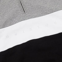 Brixton Cantor 1 / 2 Zip Sweatshirt - Heather Grey / Black thumbnail