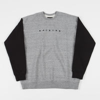 Brixton Cantor Crewneck Sweatshirt - Heather Grey / Black thumbnail