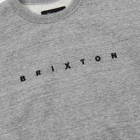 Brixton Cantor Crewneck Sweatshirt - Heather Grey / Black thumbnail