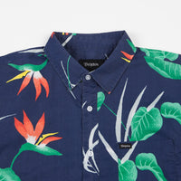 Brixton Charter Print Woven Short Sleeve Shirt - Patriot Blue thumbnail