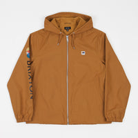 Brixton Claxton Alton Zip Hooded Jacket - Caramel thumbnail