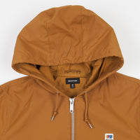 Brixton Claxton Alton Zip Hooded Jacket - Caramel thumbnail