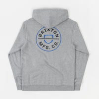 Brixton Crest Hoodie - Heather Grey thumbnail