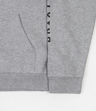 Brixton Crest Hoodie - Heather Grey