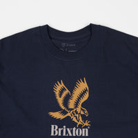 Brixton Descent III Long Sleeve T-Shirt - Navy thumbnail