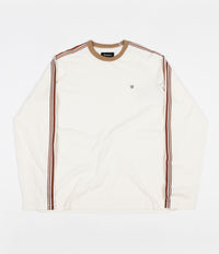 Brixton Este Long Sleeve T-Shirt - Cream / Khaki