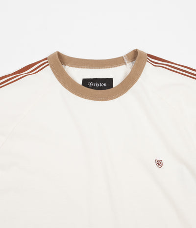 Brixton Este Long Sleeve T-Shirt - Cream / Khaki